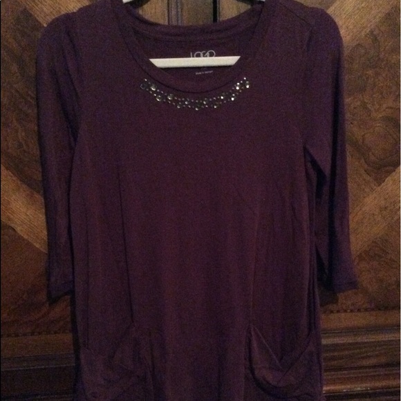 Logo Modal Top with Neckline Detail - Picture 1 of 3